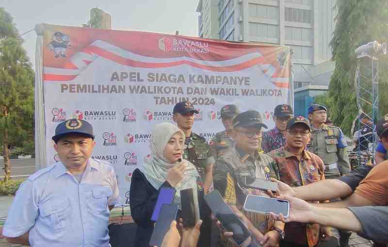 Apel Siaga Kampanye, Bawaslu Kota Bekasi Ajak Semua Elemen Sukseskan Pilkada