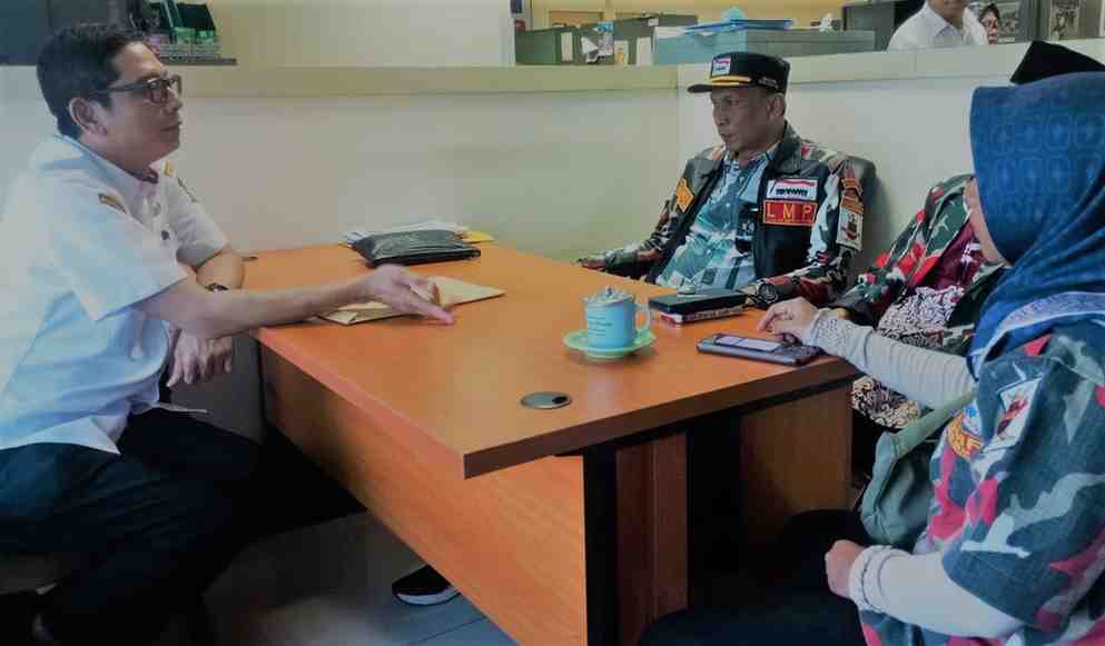 Laskar Merah Putih Kota Bekasi Lapor Diri ke Dinas Kesbangpol