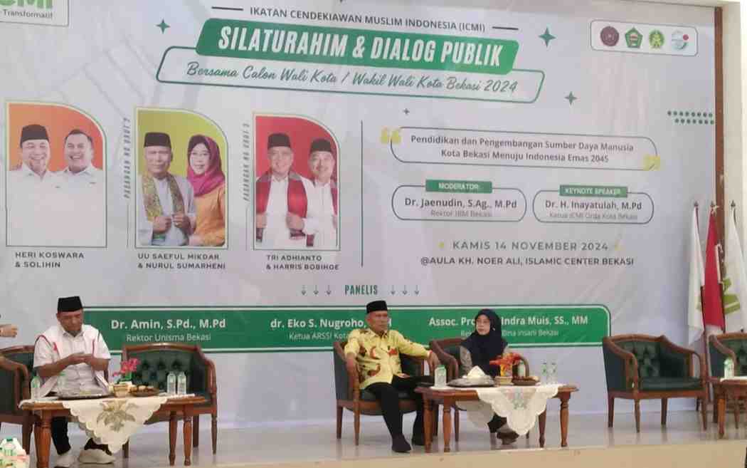 Tri Adhianto Absen, ICMI Kota Bekasi Tetap Lanjutkan Dialog Publik