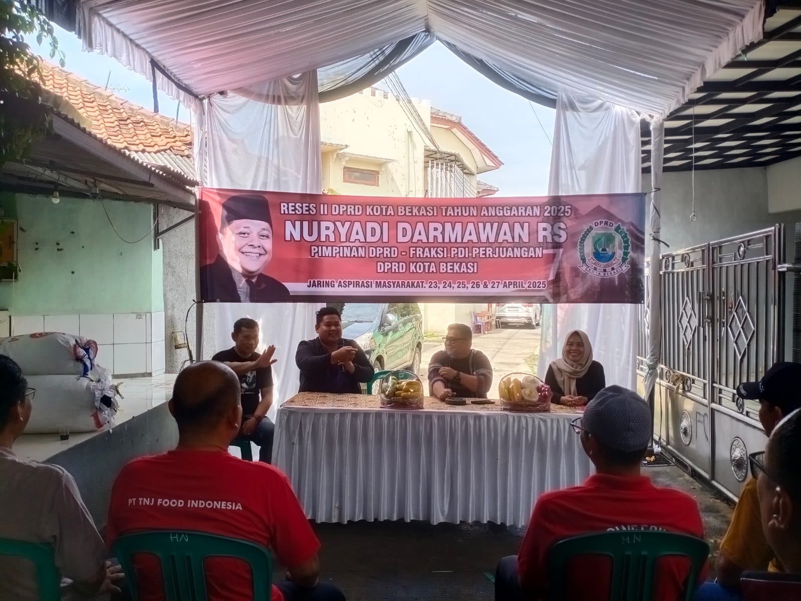 Belanja Masalah ke Warga, Nuryadi Dhamawan Dicecar Masalah Sarparas