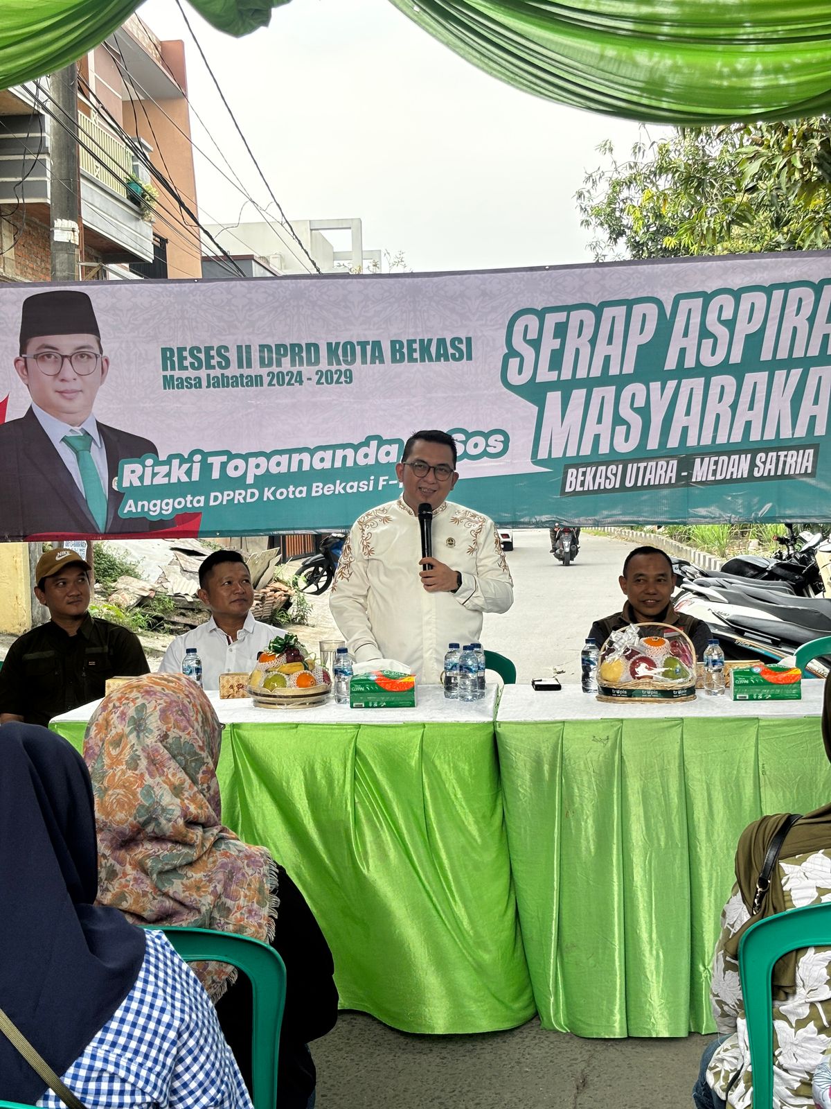 Rizki Topananda Janji Beri  Kemudahan Akses Pendidikan di Bekasi Utara